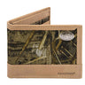 Oklahoma State Cowboys Realtree Wallets. Bifold Pass-case. Classic Trifold. Tall Secretary. Realtree Max-5 Pattern. Leather Nylon Combo.