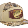 Bass Woven Patch Old School Camo Hat. 7-Panel Modern Flat Bill Cap. Richardson 168 Trucker Snapback. Zep-Pro Trucker Hat. Largemouth Bass