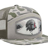 Turkey Woven Patch Old School Camo Hat. 7-Panel Modern Flat Bill Cap. Richardson 168 Trucker Snapback Hat. Zep-Pro Trucker Hat.