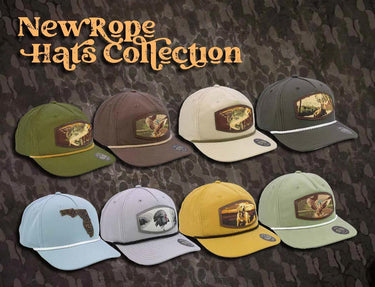 Hunting Dog Shotshell Woven Patch Rope Hat – Richardson Golf Snapback Cap