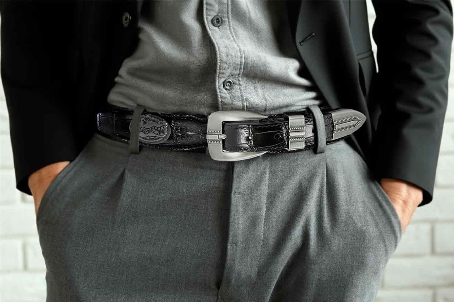 Florida Gators Men's Dressy Leather Belt. Zep-Pro Shop Florida Gators Men's Dressy Leather Belt. Zep-Pro Shop