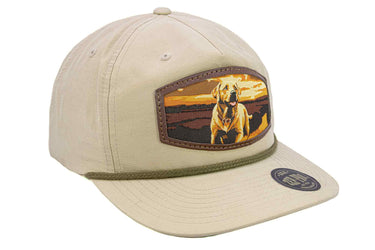 Lab Woven Patch Rope Hat. 5-Panel Modern Flat Bill Cap. Richardson Golf Snapback Cap. Zep-Pro Trucker Hat. Yellow Lab Cap. Hunting Merch