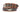 Arkansas Razorbacks Men's Collegiate Two Tone Leather Belt. Black With Brown Trim Full Grain Finish. Metal Emblem Conchos. Arkansas Gifts