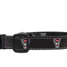 NC State Woldpack Collegiate Woven Ribbon Dog Collar. Pet Lead. Adjustable Nylon Webbing. Snap Buckle and D-ring. Swivel Bolt Snap.