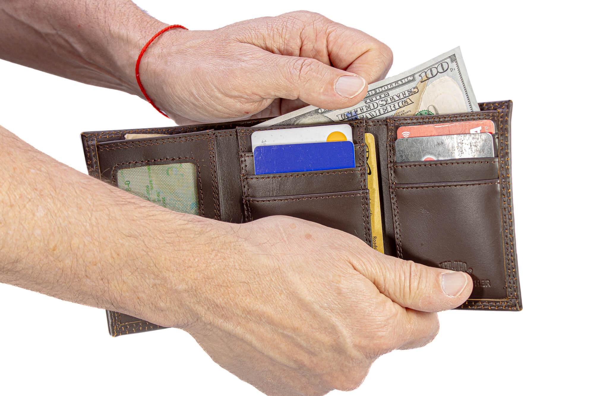 SC Palmetto Moon Men's Embossed Leather Wallet. SC Palmetto Trifold. Carolina Secretary. Brown Collegiate Wallet. Palmetto Athletic Print.