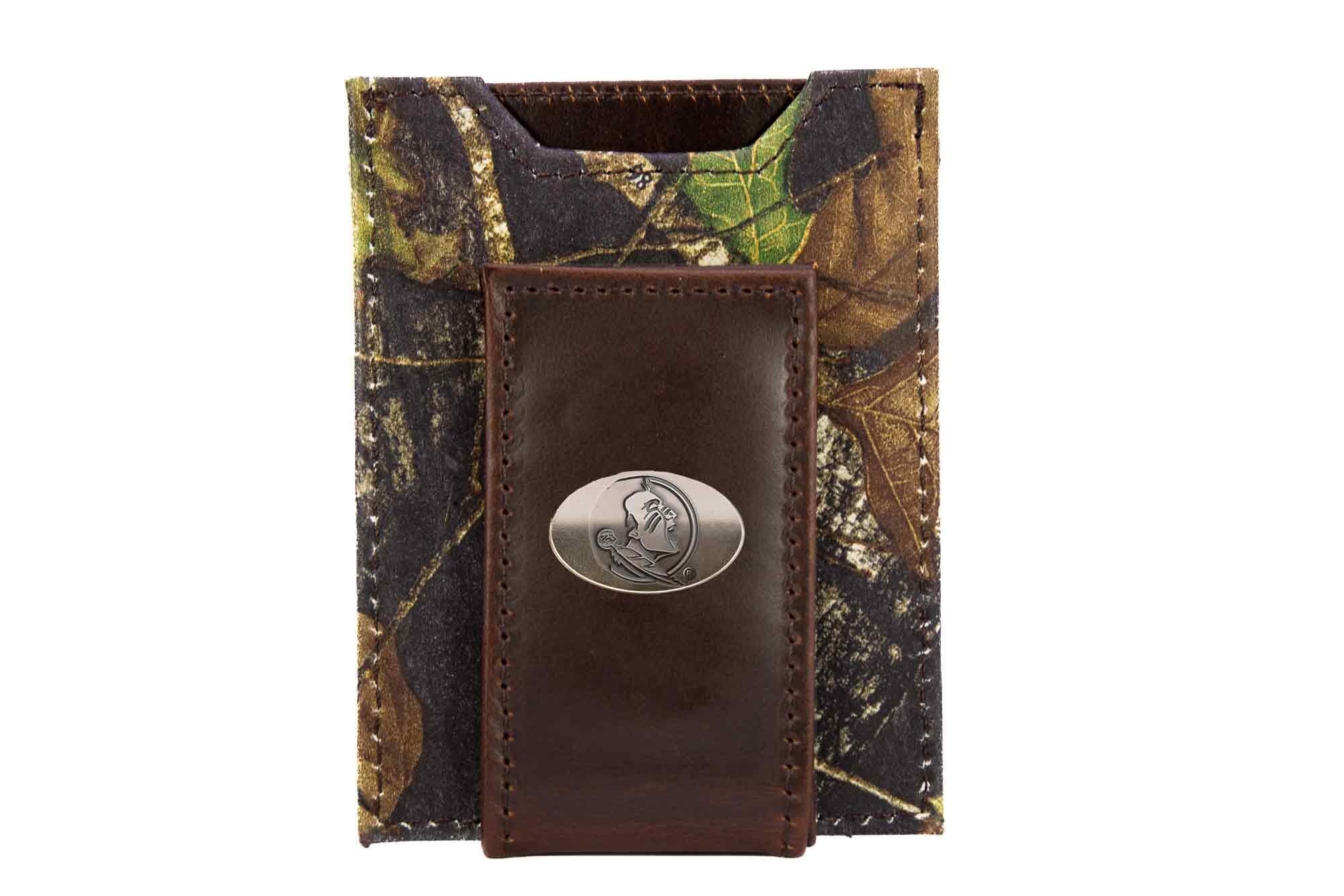 FSU Seminoles Mossy Oak Wallets. Bifold Pass-case. Classic Trifold. Tall Secretary. Mossy Oak Break-up Pattern. Leather Nylon Combo.