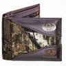 Oklahoma Sooners Mossy Oak Wallets. Bifold Pass-case. Classic Trifold. Tall Secretary. Mossy Oak Break-up Pattern. Leather Nylon Combo.