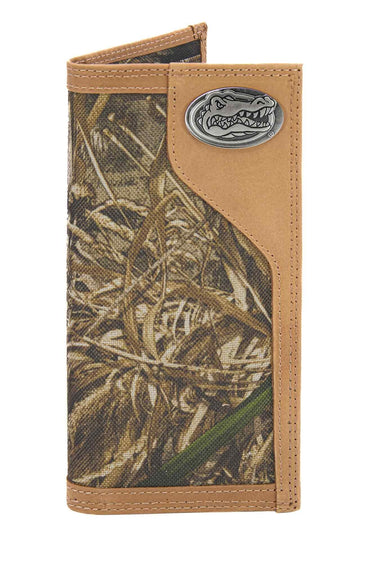 Florida Gators Realtree Wallets. Bifold Pass-case. Classic Trifold. Tall Secretary. Realtree Max-5 Pattern. Leather Nylon Combo.