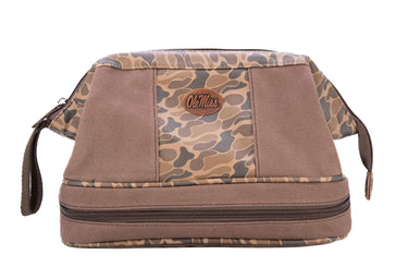 Ole Miss Rebels Camo Canvas Toiletry Bag. MISS Dopp Kit - Toiletry Bag For Travel - Rebels Travel Accessory - Camo Print Toiletry Bag