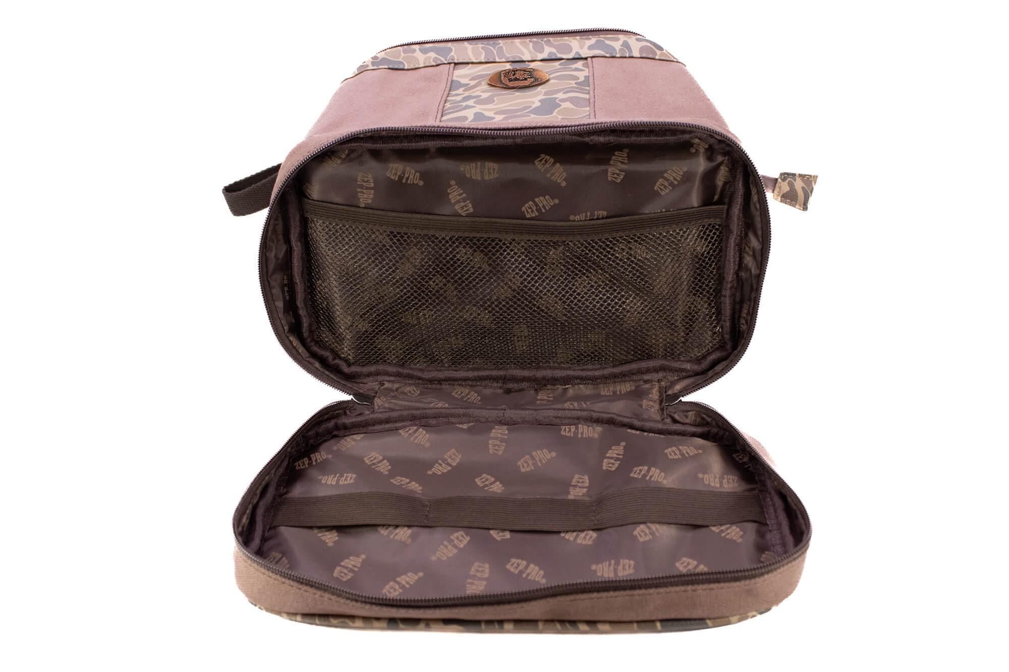 USC Gamecocks Camo Canvas Toiletry Bag. USC Dopp Kit - Toiletry Bag For Travel - Carolina Travel Accessory - Camo Print Toiletry Bag