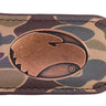Georgia Southern Eagles Camo Leather Money Clip. Full Grain Leather With Antique Copper Logo. Old School Camo Print. Perfect Grad Gift.