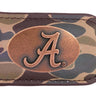 Alabama Crimson Tide Camo Leather Money Clip. Full Grain Leather With Antique Copper Logo. Old School Camo Print. Perfect Grad Gift.