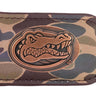 Florida Gators Camo Leather Money Clip. Full Grain Leather With Antique Copper Logo. Old School Camo Print. Perfect Grad Gift.