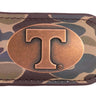 Tennessee Vols Camo Leather Money Clip. Full Grain Leather With Antique Copper Logo. Old School Camo Print. Perfect Grad Gift.