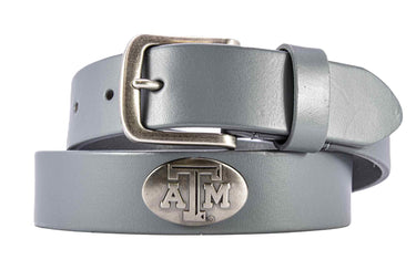 Texas A&M Aggies Men's Collegiate Brown Leather Concho Belt.