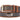 Auburn Tigers Men's Collegiate Two Tone Leather Belt. Black With Brown Trim Full Grain Finish. Metal Emblem Conchos. Auburn Gifts