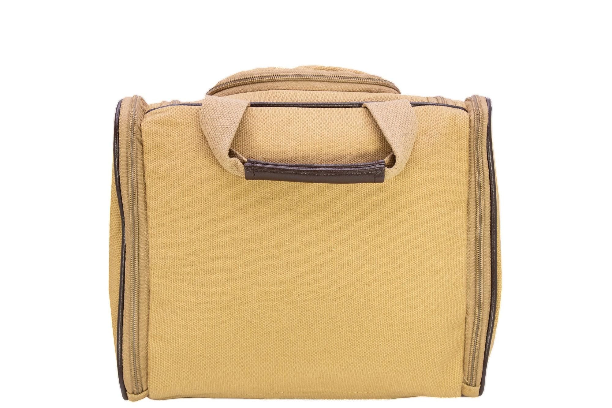 Clemson Tigers Men&#39;s Khaki Hanging Toiletry Bag