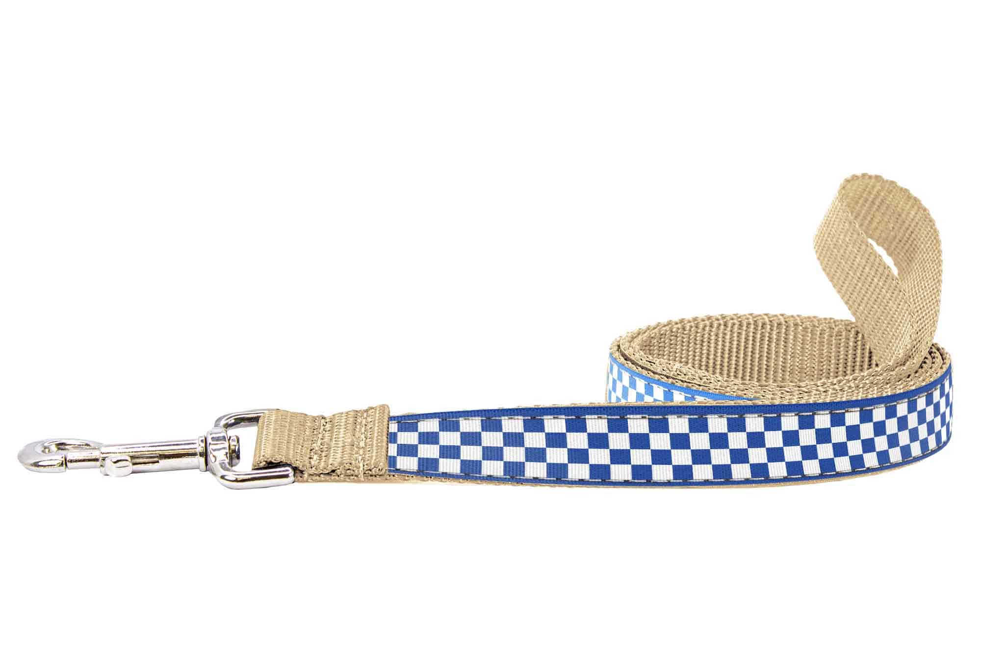 Kentucky Wildcats Tide Collegiate Woven Ribbon Dog Collar. Pet Lead. Adjustable Nylon Webbing. Snap Buckle and D-ring. Swivel Bolt Snap.