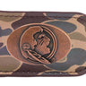 Florida State Seminoles Camo Leather Money Clip. Full Grain Leather With Antique Copper Logo. Old School Camo Print. Perfect Grad Gift.