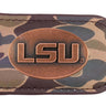 LSU Tigers Camo Leather Money Clip. Full Grain Leather With Antique Copper Logo. Old School Camo Print. Perfect Grad Gift.