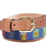 Beer Cans Men's Woven Outdoor Blue Ribbon Belt.