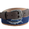 Sailfish Men's Action Fishing Navy Ribbon Belt.