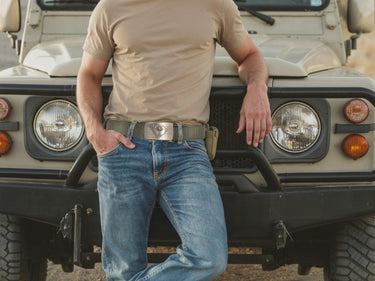 South Carolina Palmetto Cut-to-Size Belt with Gunmetal Clamp Buckle