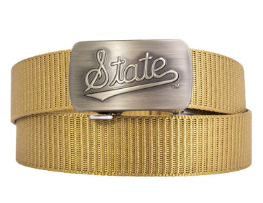 Mississippi State Bulldogs Cut-to-Size Belt with Gunmetal Clamp Buckle