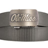 Ole Miss Rebels Cut-to-Size Belt with Gunmetal Clamp Buckle