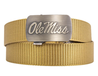 Ole Miss Rebels Cut-to-Size Belt with Gunmetal Clamp Buckle
