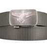 Mallard Cut-to-Size Belt with Gunmetal Clamp Buckle - Six Color Poly Webbing