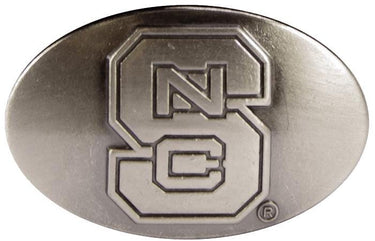 NC State Wolfpack Kids Collegiate Brown Leather Belt With Metal Emblems - Sizes S,M,L,XL