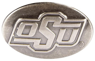 Oklahoma State Cowboys Kids Collegiate Brown Leather Belt With Metal Emblems - Sizes S,M,L,XL