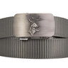 Buck Cut-to-Size Belt with Gunmetal Clamp Buckle - Six Color Poly Webbing