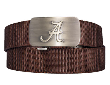Alabama Crimson Tide Cut-to-Size Belt with Gunmetal Clamp Buckle
