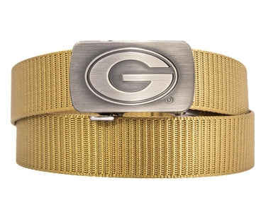 Georgia Bulldogs Cut-to-Size Belt with Gunmetal Clamp Buckle