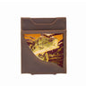 Bass Men's Magnetic Front Pocket Woven Patch Leather Wallet.