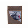 Turkey Men's Magnetic Front Pocket Woven Patch Leather Wallet.