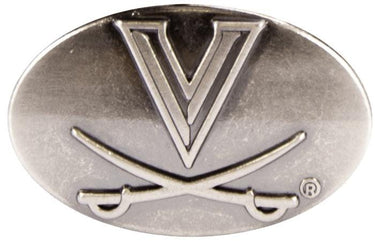 Virginia Cavaliers Kids Collegiate Brown Leather Belt With Metal Emblems - Sizes S,M,L,XL