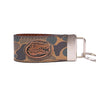 Florida Gators Old School Camo Leather Loop Keychain.