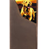 Lab Men's Secretary Tall Woven Patch Leather Wallet.