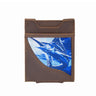 Marlin Men's Magnetic Front Pocket Woven Patch Leather Wallet.