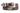 Ole Miss Rebels Men's Collegiate Brown Braided Leather Belt. Metal Emblem Conchos.