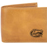 Florida Gators Collegiate Embossed Leather Wallet – Tan or Gray – Bifold, Trifold & Tall Roper Styles.
