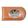 Virginia Cavaliers Leather Magnetic Money Clip Wallet - Silver Emblem Fan Gift - 6 Colors