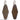 Virginia Tech Hokies Collegiate Full Grain Leather Key Fob. Brown Burnished Keychain