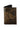 Arkansas Razorbacks Men's Collegiate Trifold Leather Wallet. Brown Burnished Full Grain Finish With Large Debossed Logo