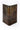 Virginia Tech Hokies Men's Collegiate Secretary Leather Wallet. Brown Burnished Full Grain Finish With Large Debossed Logo