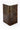 Arkansas Razorbacks Men's Collegiate Secretary Leather Wallet. Brown Burnished Full Grain Finish With Large Debossed Logo