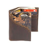FSU Seminoles Camo Corner Leather Wallet – Bifold, Trifold or Tall Roper – Silver Emblem Gift.